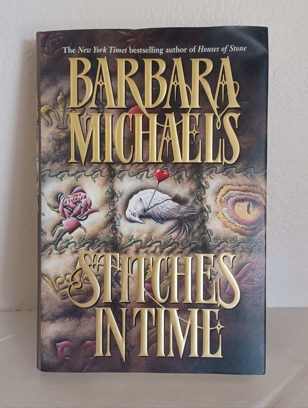 Stitches in Time by Barbara Michaels (Hardcover Book with Dust Jacket) Novel
